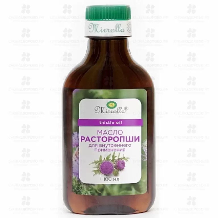 Масло Расторопши 100мл флакон (пищевое) ✅ 09663/06148 | Сноваздорово.рф