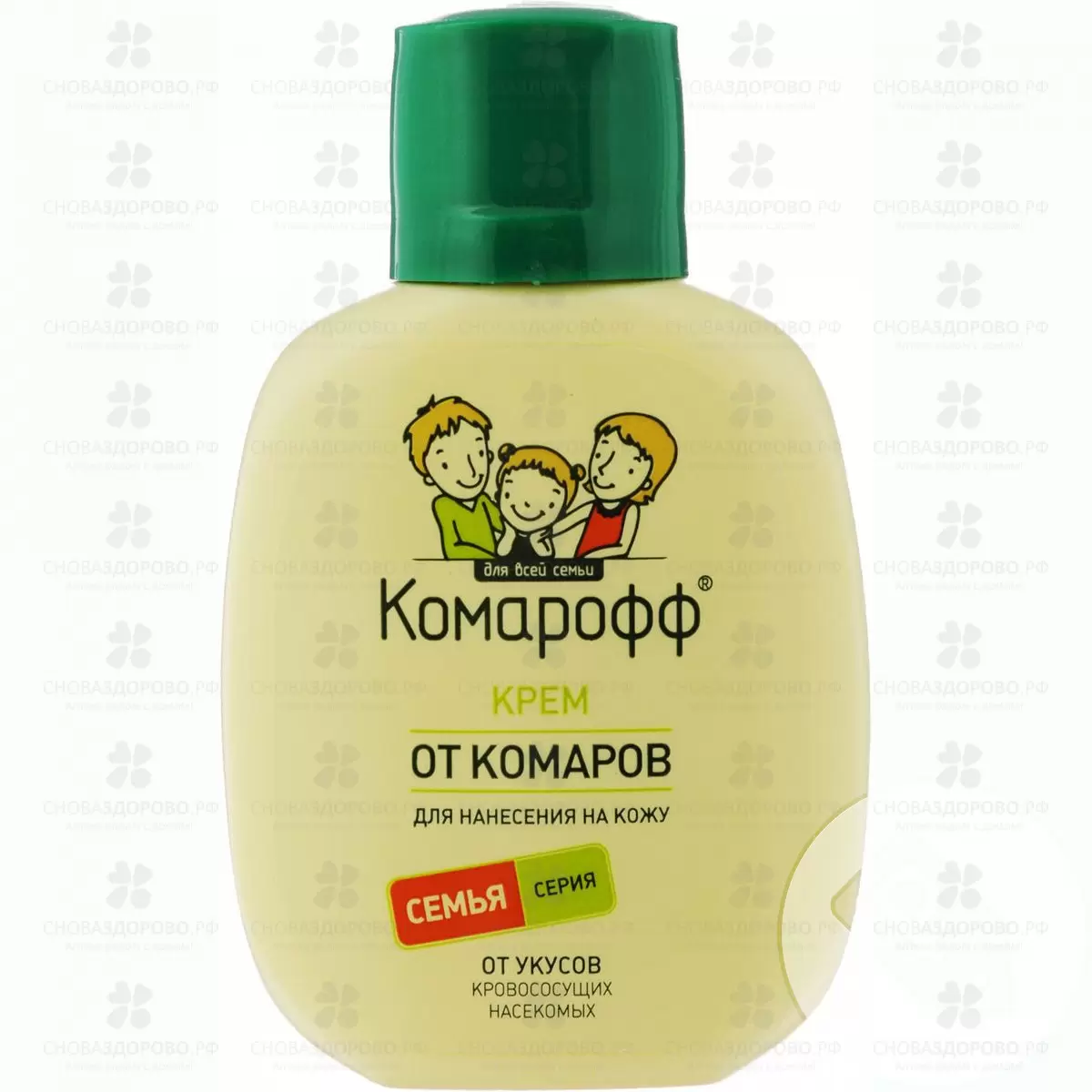 Комарофф крем от комаров 60мл флакон ✅ 14348/06935 | Сноваздорово.рф