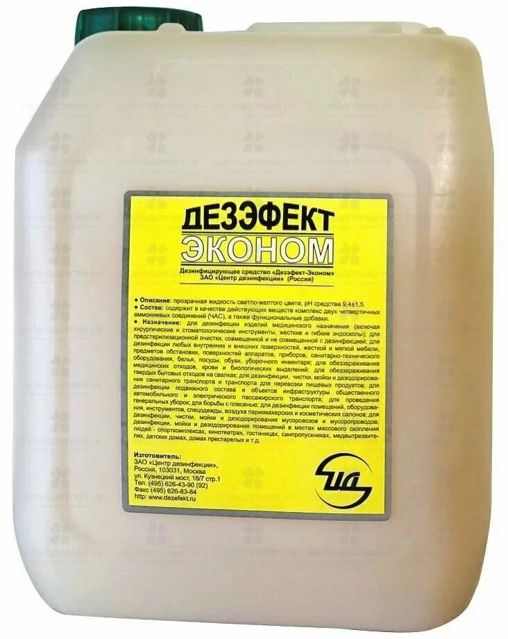 ДезЭффект-Эконом 5л канистра ✅ 10849/07651 | Сноваздорово.рф